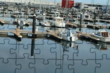 Laredo, Spain marina jigsaw puzzle