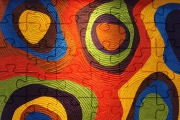 Quilt by Nancy Crow jigsaw puzzle