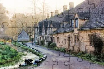 Bibury - Arlington Row jigsaw puzzle