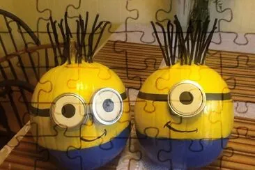 pumpkin minions jigsaw puzzle