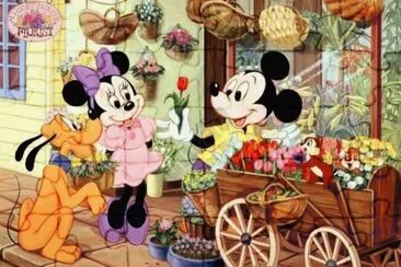 mickey e minie jigsaw puzzle