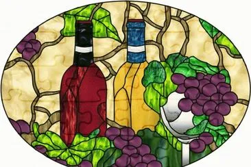 Bottle and Wine jigsaw puzzle