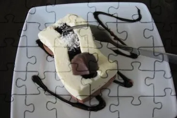 Torta de Chocolate y crema de coco jigsaw puzzle