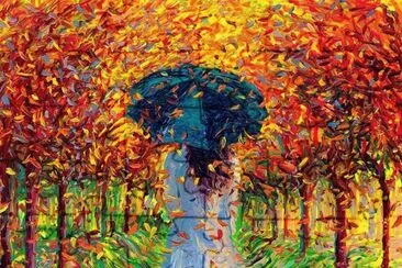 pintura dedos Iris Scott