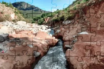 פאזל של RÃ­o AndalgalÃ¡. Catamarca. Argentina