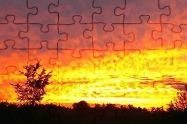 Sunset Pancakebay Ontario May/15 jigsaw puzzle