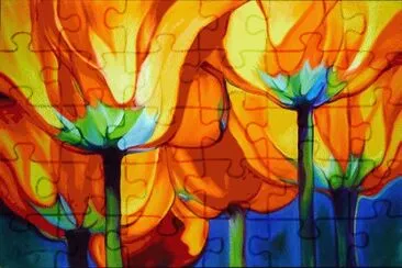 Golden Poppies jigsaw puzzle