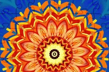 Mandala jigsaw puzzle
