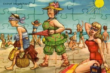 Blindfolded at the Beach