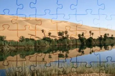 Dunas de Ihhan Ubari. Libia jigsaw puzzle