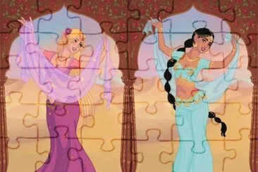 Rapunzel Jasmine jigsaw puzzle