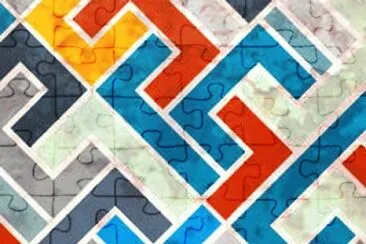 draw jigsaw puzzle