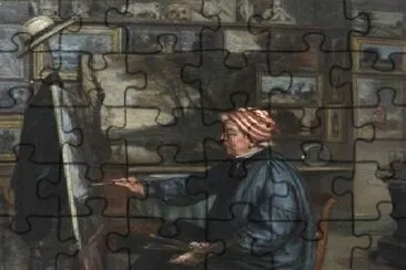 131 (auto-portrait) jigsaw puzzle