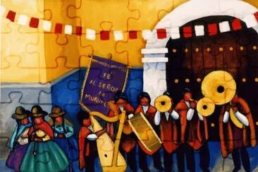 Peruvian Band by Patricia Henricy jigsaw puzzle