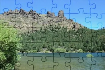 פאזל של RÃ­o Limay. Provincia de RÃ­o Negro. Argentina