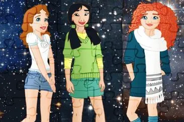 Wendy Mulan Merida jigsaw puzzle
