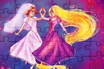 Rapunzel jigsaw puzzle