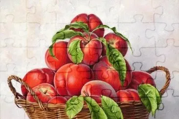 Peaches in a Basket jigsaw puzzle