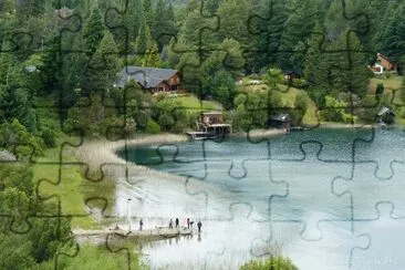 Lago Nahuel Huapi. Patagonia Argentina jigsaw puzzle