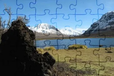 Laguna El Sosneado Mendoza. Argentina