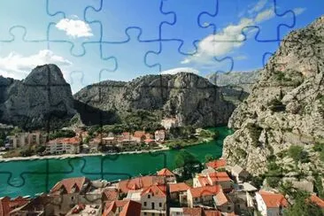 OmiÅ¡. Croacia jigsaw puzzle