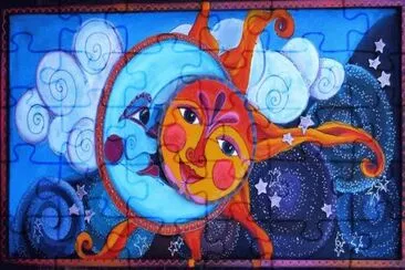 Sun and Moon by Laurie Miller jigsaw puzzle