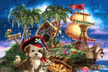 Pirate Puppy by Dona Gelsinger jigsaw puzzle