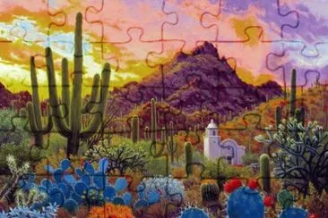 פאזל של Arizona Desert by August Evening