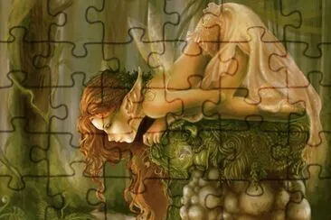 Magia en las rocas jigsaw puzzle