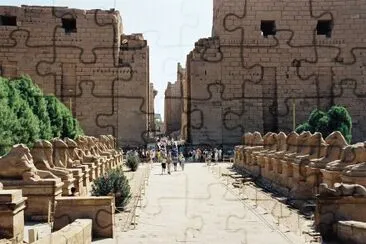 פאזל של Karnak. Egipto