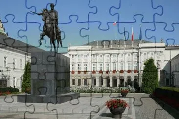 Palacio Presidencial. Varsovia. Polonia jigsaw puzzle