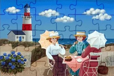 Ladies on the Coast jigsaw puzzle