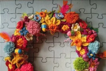 corona navideÃ±a jigsaw puzzle