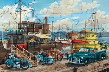 פאזל של Homer Spit Harbor by Ken Zylla