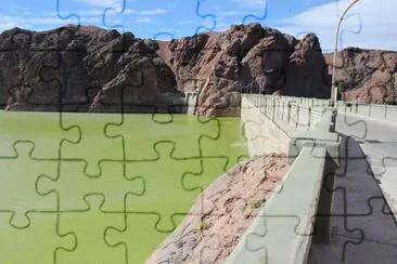 Dique Ameghino. Chubut. Argentina jigsaw puzzle