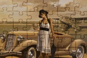 Escena jigsaw puzzle