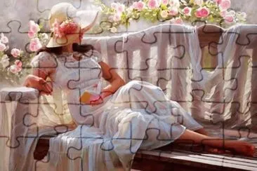 Escena jigsaw puzzle