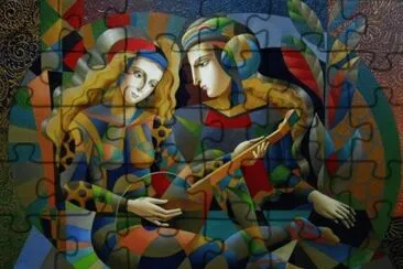 Escena jigsaw puzzle