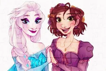Elsa Rapunzel jigsaw puzzle