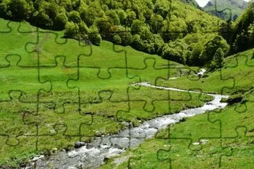 Le calme de la campagne jigsaw puzzle