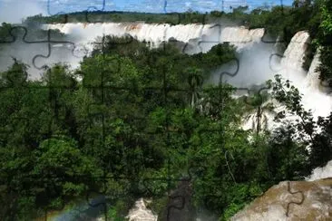 פאזל של PN IguazÃº. Misiones. Argentina