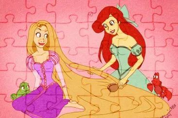Rapunzel Ariel jigsaw puzzle
