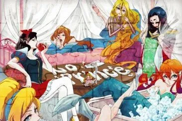 Cinderella SnowWhite Aurora Rapunzel Mulan Ariel jigsaw puzzle