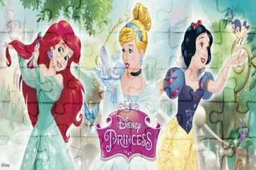 Ariel Cinderella SnowWhite jigsaw puzzle
