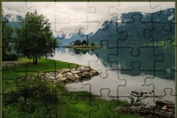 Luster. Noruega jigsaw puzzle