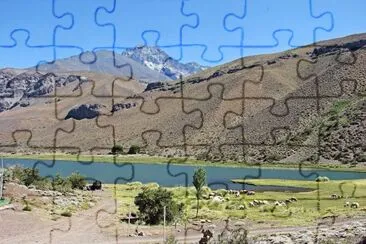 Laguna El Sosneado. Mendoza. Argentina
