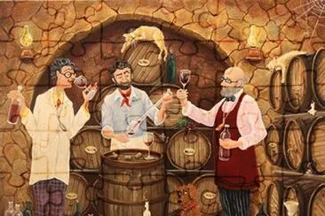 פאזל של Tasting the Wine by Maria Laura Bratoz