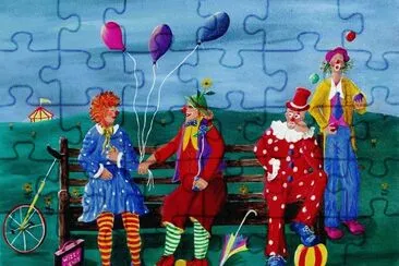 The Clowns by Sandy Wager