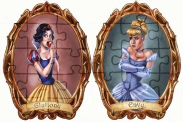 SnowWhite Cinderella jigsaw puzzle