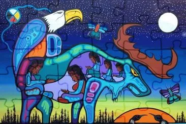 Native Indian art by Mark Jacobson